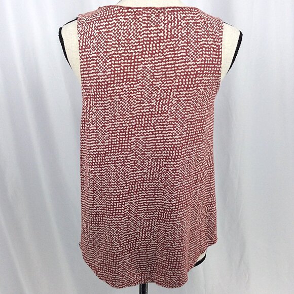 Lucky Brand Printed Tank Top Womens Size Medium High Neck Sleeveless Modal Blend - Picture 5 of 10